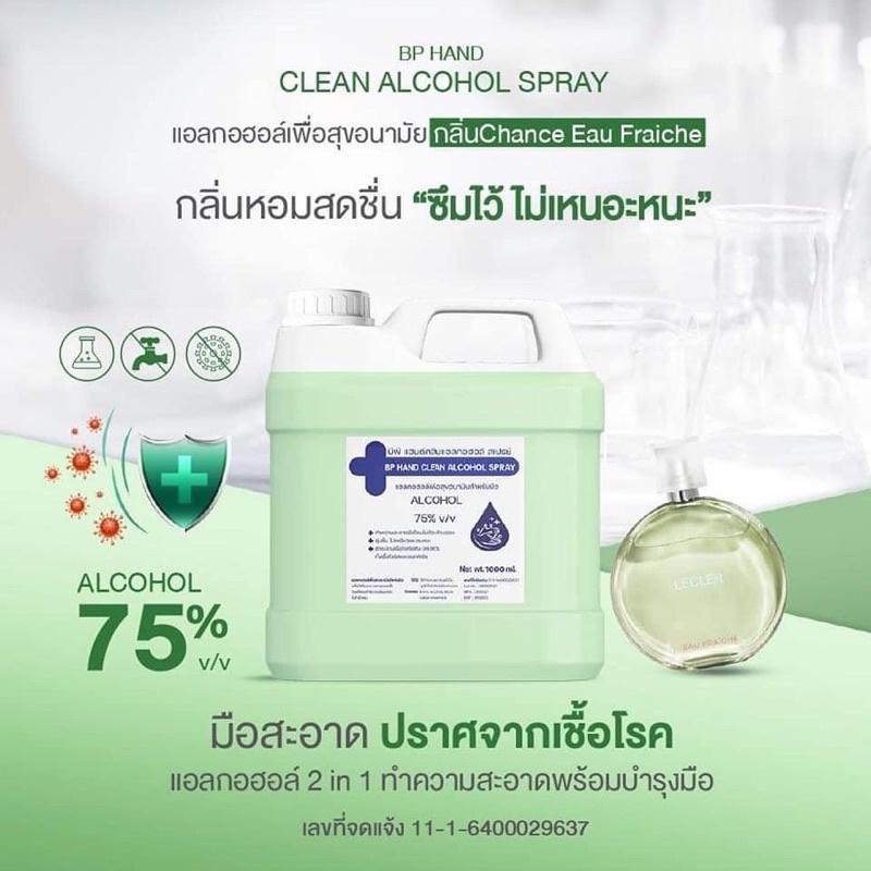 แนะนำของต้องมี-กลิ่นน้ำหอมแบรนด์เนมดัง-แอลกอฮอล์สเปรย์-75-ขนาด-1000-ml