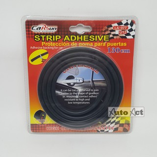 ยางกันกระแทกขอบประตู ยางกันขอบประตู ยางกันรอยขอบประตู (STRIP ADHESIVE) 130cm สีดำ