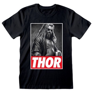 เสื้อยืดโอเวอร์ไซส์เสื้อยืด พิมพ์ลาย Marvel Avengers Endgame Thor สไตล์วินเทจ เหมาะกับของขวัญฮาโลวีนS-3XL