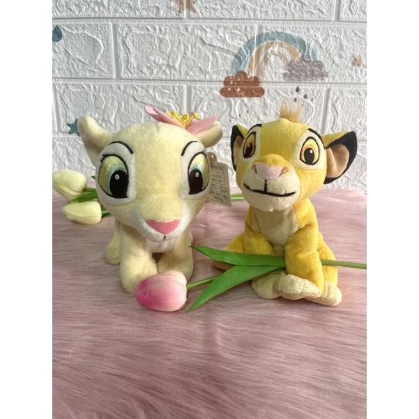 ตุ๊กตาคู่ซิมบ้า-นาล่า-simba-and-nala-lion-king-2pcs-ขายคู่นะคะ