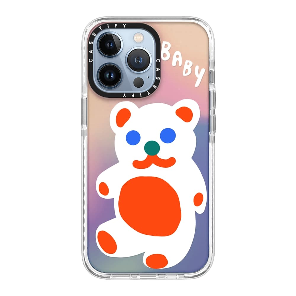 casetify-baby-bear-by-katie-benn-13-pro-impact-case-color-sheer-iridescent