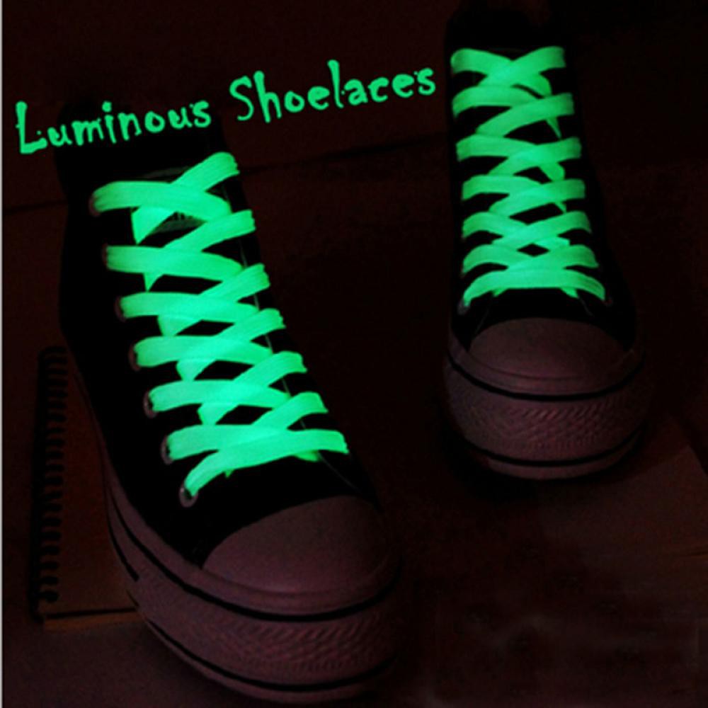 ภาพสินค้าเชือกผูกรองเท้าเรืองแสงในที่มืด unisex 32 นิ้ว 1 คู่ จากร้าน xizun.th บน Shopee ภาพที่ 1