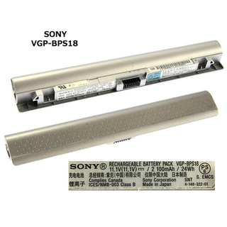 Battery Notebook Sony BPS18 Series 6Cells 11.1V 2100mAh