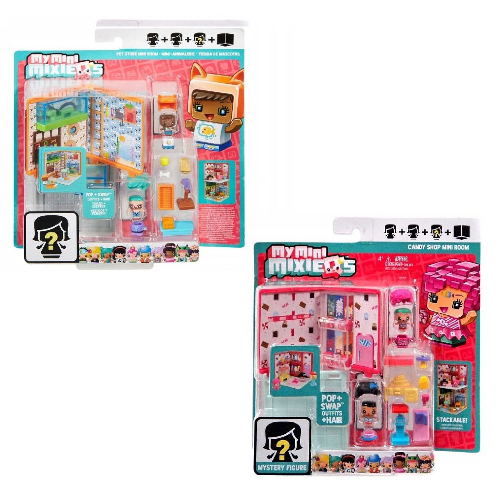 My Mini MixieQ’s™ มินิ มิกซ์ ซี่ คิ้ว Pet Shop & Candy Room 2ชิ้น DWB60 ...