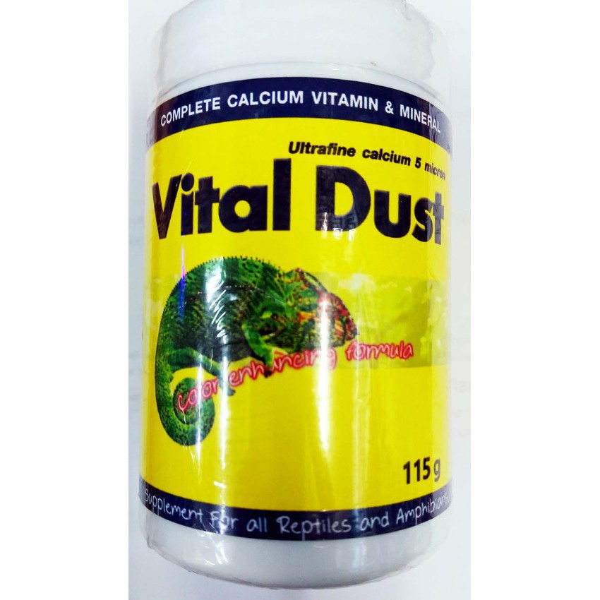 vital-dust-วิตามินรวมสำหรับสัตว์เลื้อยคลานทุกชนิด-115-g