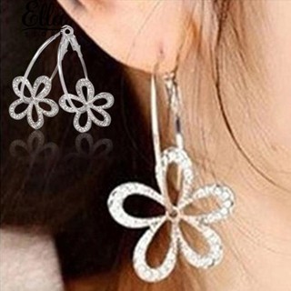 ตุ๊กตาหมีแพนด้าที่น่ารักตุ๊กตาหมีดอกไม้ Rhinestone Eardrop