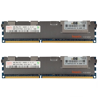 Hynix DDR3 4GB PC3-10600R 1333MHz REG ECC Registered Server หน่วยความจำ 240Pin Memoria RAM DDR3 1.5V หน่วยความจำพร้อมฮีทซิงค์
