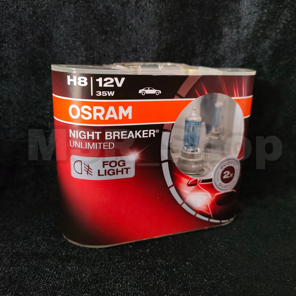 Osram หลอดไฟหน้ารถยนต์ Night Breaker Unlimited+110% และ Night Breaker ...