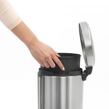 brabantia-ถังขยะสแตนเลส-รุ่น-pedal-bin-new-icon-5l-matt-steel-fingerprint-proof-fpp