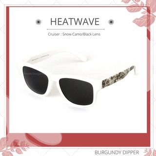 แว่นกันแดด Heatwave Cruiser : Snow Camo/Black Lens