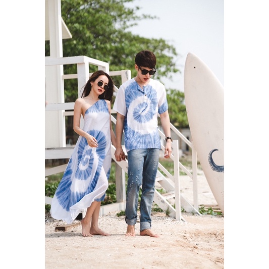 code-534-ชุดถ่ายprewedding-ชุดคู่มัดย้อม-ชุดคู่ไปทะเล-งานป้าย-vsm