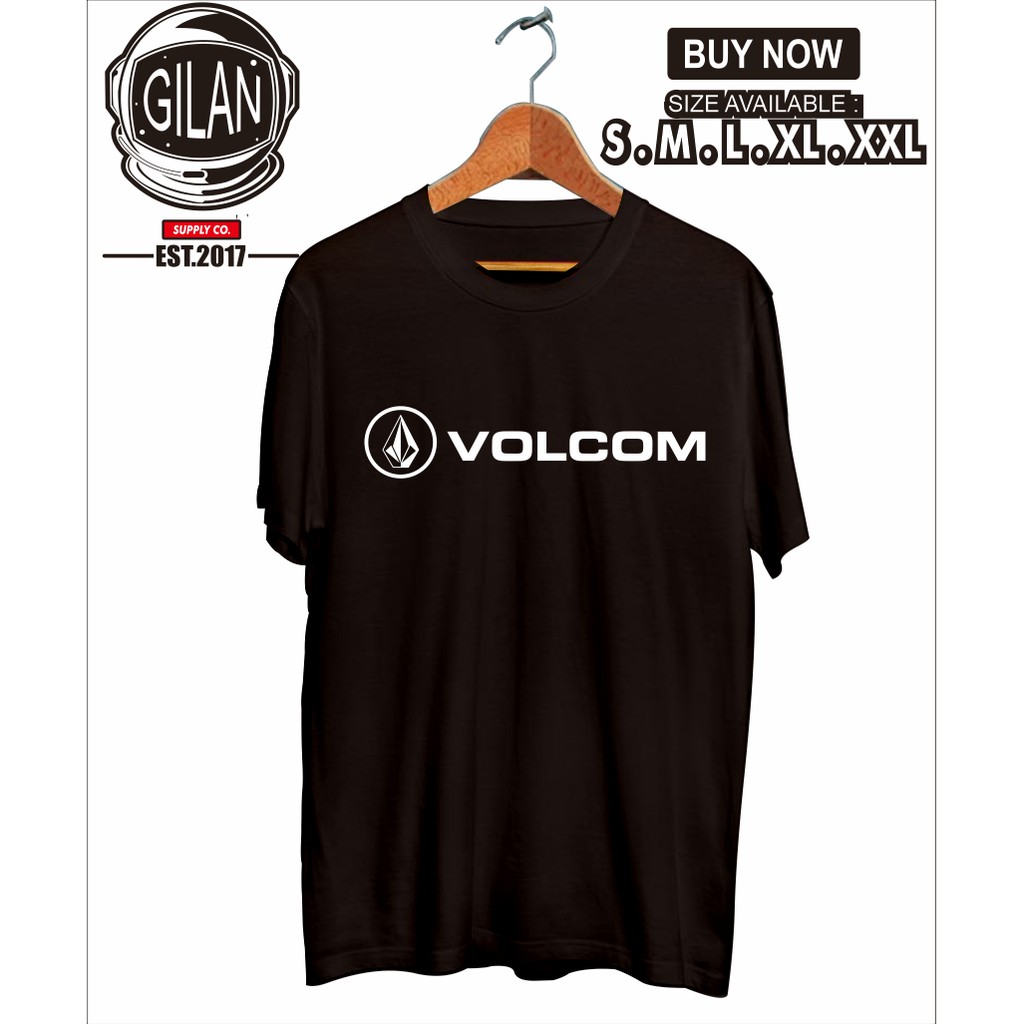 เสื้อครอปสายฝอ-โลโก้volcomเสื้อยืดdistro-ผ้าgilan