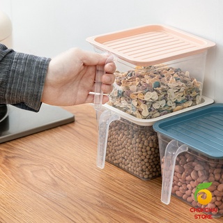 Chokchaistore กล่องเก็บอาหารตู้เย็น ""มีที่จับ""  มีฝาปิด   Portable refrigerator food storage box