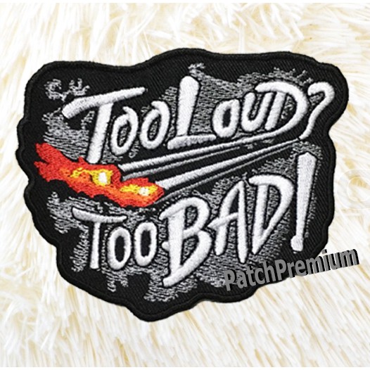 too-loud-too-bad-ตัวรีด-size-m-ตัวรีดติดเสื้อ