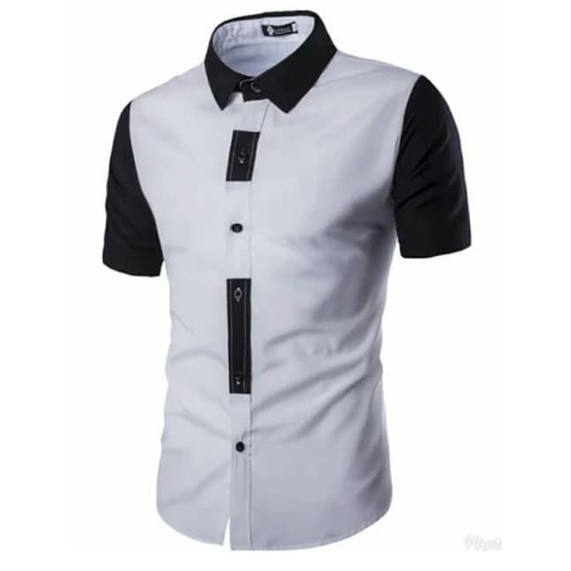 billy-เสื้อเชิ้ตแขนสั้นลําลองพอดีตัวสําหรับผู้ชาย