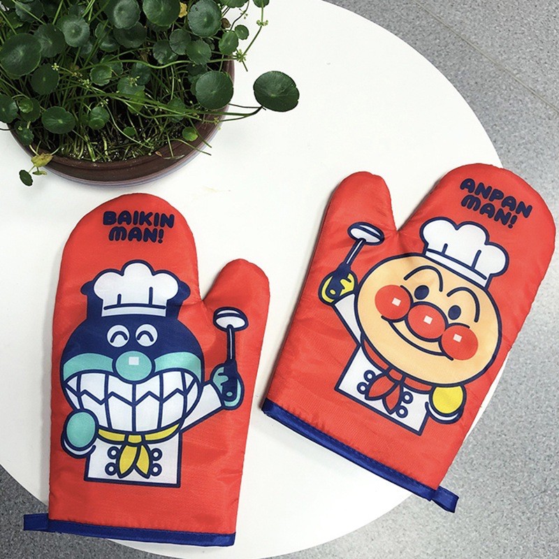 ถุงมือจับกันร้อน-anpanman-1ข้างมี2ลาย