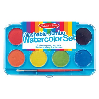 Artwork WASHABLE JUMBO WATERCOLOR SET MELISSA&amp;DOUG 8-COLOR Stationary equipment Home use งานศิลปะ ชุดสีน้ำรุ่นจัมโบ้ MEL