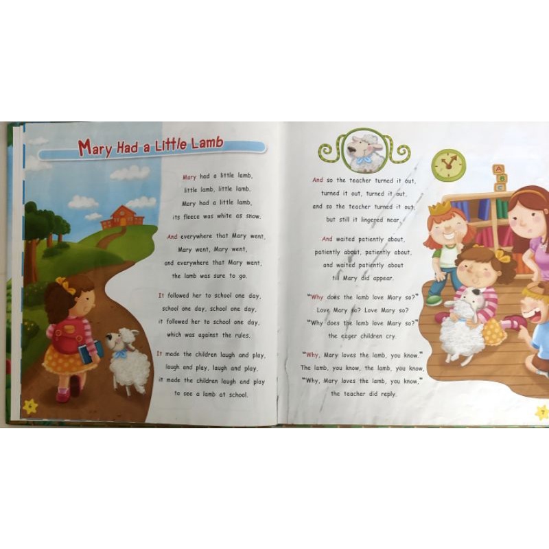 หนังสือเด็กมือสอง-สร้างเด็ก-2-ภาษาด้วยเพลงภาษาอังกฤษ-treditional-songs-for-kids-เนื้อเพลงเด็ก