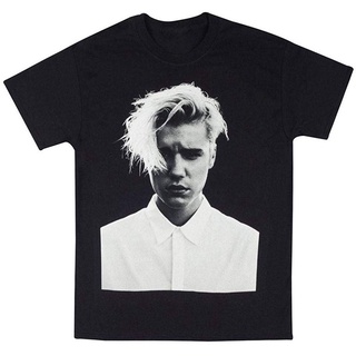 เสื้อยืดคอกลมJustin Bieber Purpose Tour Photo T-Shirt Casual Tee Birthday GiftS-4XL