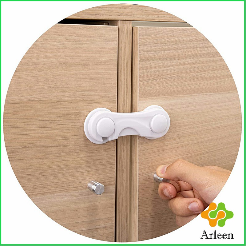 arleen-ตัวล็อคประตูตู้เย็น-แบบตะขอเกียว-ป้องกันไม่ให้เด็กเปิดลิ้นชัก-เพื่อความปลอดภัยในเด็ก-safety-lock