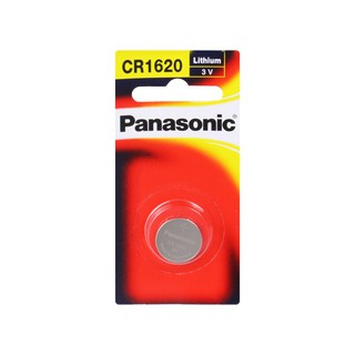 BUTTON ALKALINE PANASONIC CR-1620PT/1B ถ่านเม็ดกระดุม PANASONIC CR-1620PT/1B ไฟฉายและอุปกรณ์ ไฟฉายและไฟฉุกเฉิน งานระบบไฟ