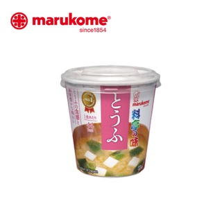 สินค้า MARUKOME มารุโคเมะ Cup Ryotei no Aji Tofu 6 cups คัพเรียวเทโนะอาจิ โทฟุ 6 ถ้วย (ซุปมิโซะแบบถ้วยกึ่งสำเร็จรูป เต้าหู้)