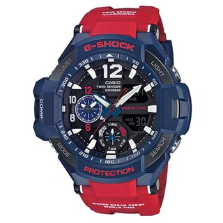 ภาพหน้าปกสินค้าCasio G-Shock นาฬิกาข้อมือผู้ชาย สายเรซิ่น รุ่น GA-1100,GA-1100-2A  - สีน้ำเงิน/แดง ที่เกี่ยวข้อง