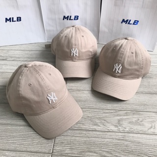 หมวก MLB สีครีม ของแท้100%