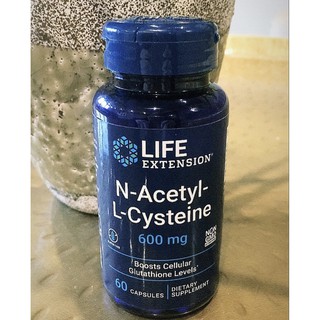 ภาพหน้าปกสินค้าพร้อมส่ง Life Extension NAC 600mg , N-Acetyl-L-Cysteine 60 Veggie Capsules ที่เกี่ยวข้อง