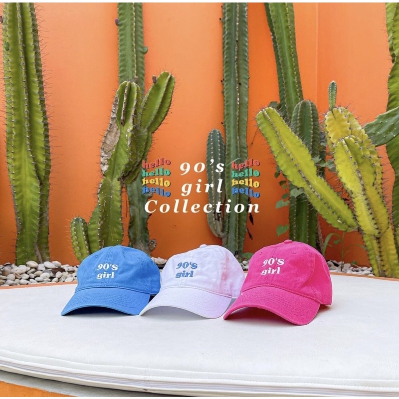หมวก PATTHA 90’s girl cap | Shopee Thailand