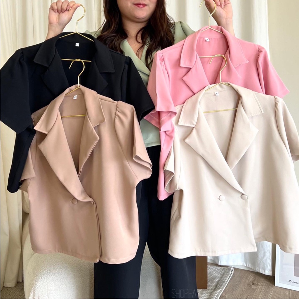 Plus size crop blazer deals
