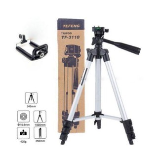 Tripod TF3110  (ขาตั้งกล้องอลูมิเนียม)  ขาตั้งกล้อง แบบ 3ขา   SILVER