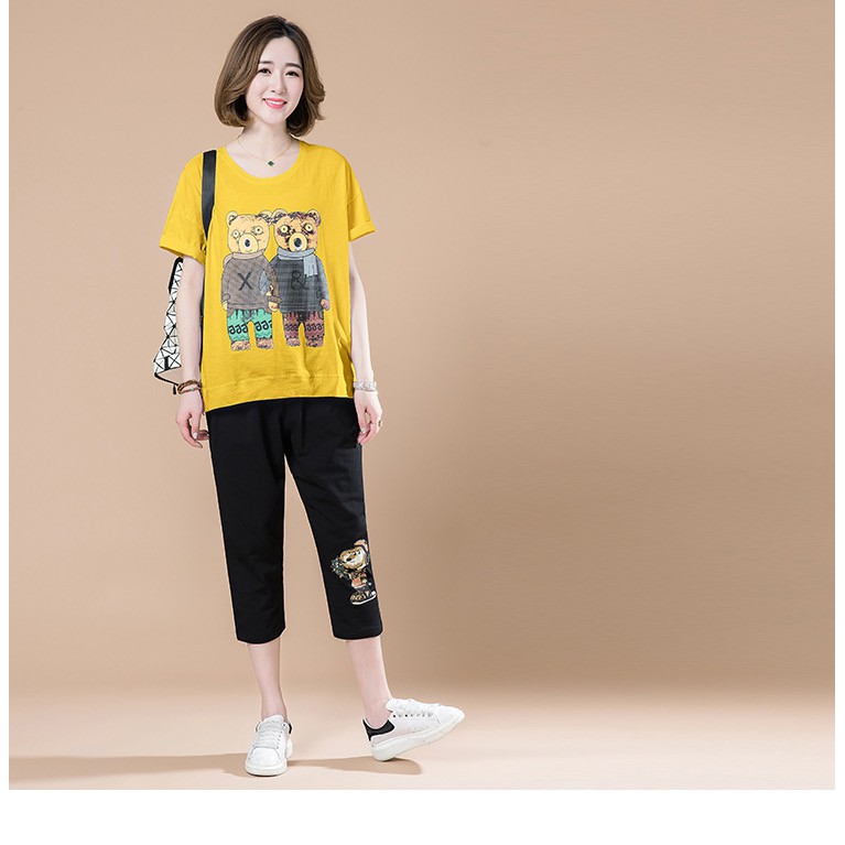 ลดล้างสต็อคเพิ่ม15-30-แฟชั่นผู้หญิงสไตล์เกาหลี-คอกลม-ใส่ได้หลายโอกาส-เนื้อผ้าดีใส่สบาย-ระบายอากาศดี-847