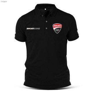 เสื้อโปโลลายกราฟฟิก Ducati Corse Team sbk MotoGP