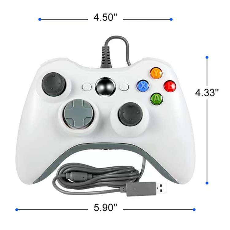 จอยเกม-xbox360-มีสาย-ต่อxboxเเละคอมได้