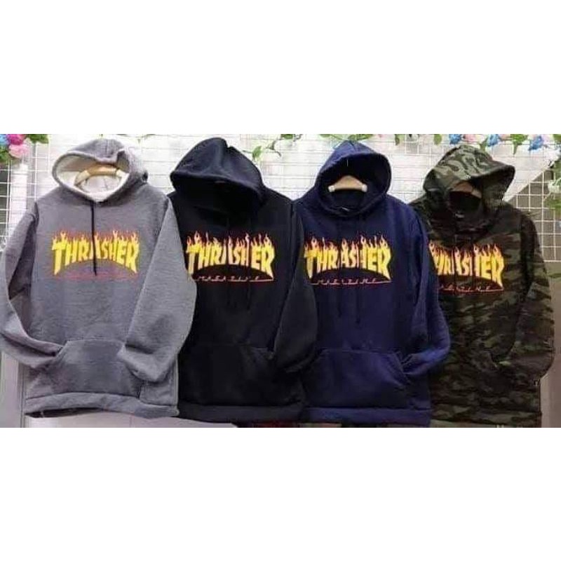 ส่งฟรีจ้า-เสื้อกันหนาวลายไฟ-thrasher