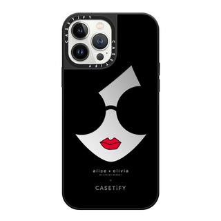 Classic Stace Face Special Edition Case 13 Pro Max Compatible Mirror Case  สี: Silver on Black  [Pre-order]