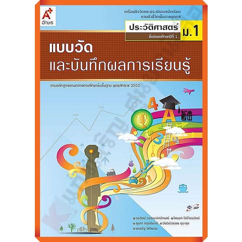 แบบวัดและบันทึกผลการเรียนรู้การประวัติศาสตร์ม-1-8858649111647-อักษรเจริญทัศน์-อจท