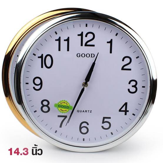 รูปภาพสินค้าแรกของSaledede นาฬิกาแขวน ทรงกลมขนาดใหญ่ ขนาด 14.3 นิ้ว รุ่น Quartz-Clock-237-01a-Song-p