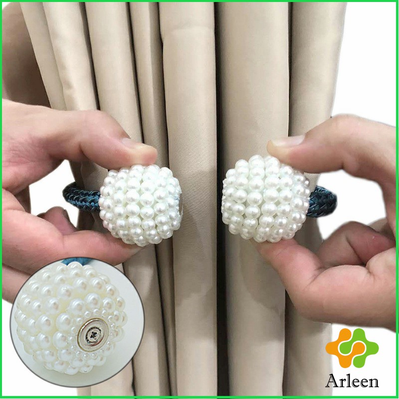 arleen-เชือกมัดผ้าม่าน-หัวแม่เหล็กสําหรับผูกผ้าม่าน-curtain-tie-buckle