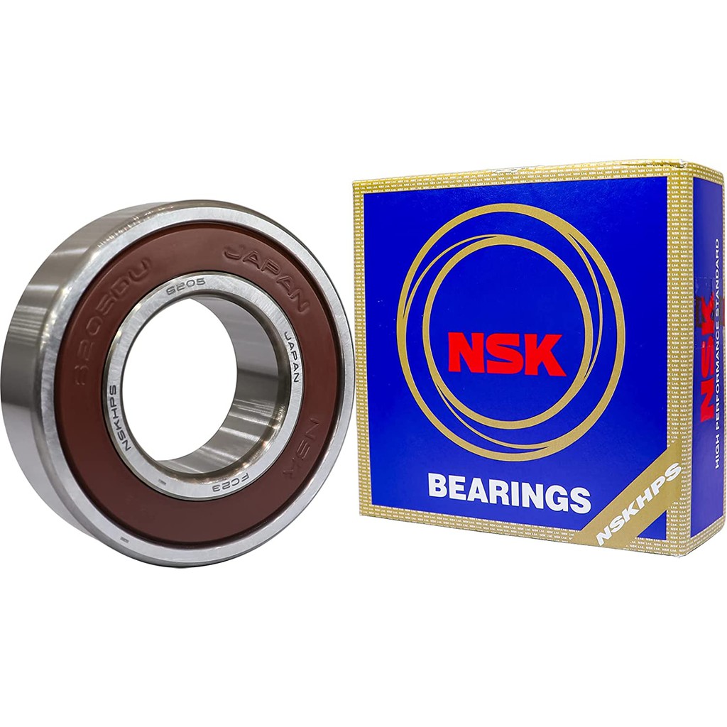 6205 DDUCM ( 25 x 52 x15 mm.) NSK ลูกปืนเม็ดกลม ฝายางสองด้าน NSK - JP ...
