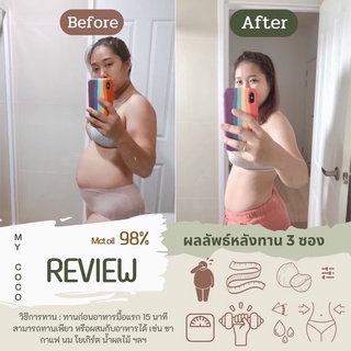 ภาพขนาดย่อของภาพหน้าปกสินค้าล็อตใหม่ ️ ผงมะพร้าวสกัดเย็น mycoco คุมหิว ลดน้ำหนัก จากร้าน meennashop บน Shopee ภาพที่ 1