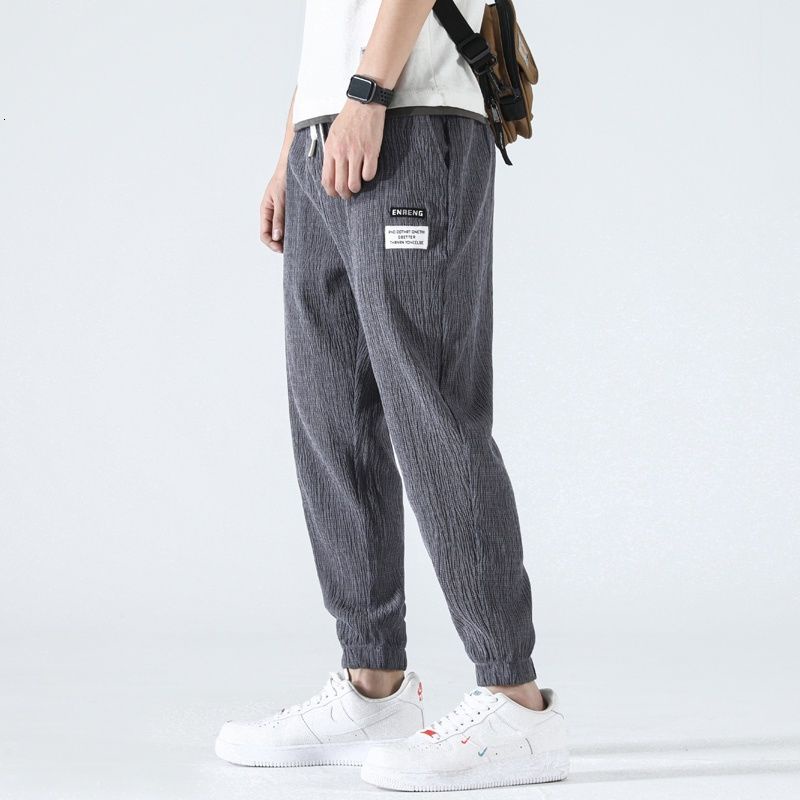 ภาพสินค้าCOD M-5XL Korean casual summer loose plus size vintage pants men จากร้าน heiying0903.th บน Shopee ภาพที่ 7