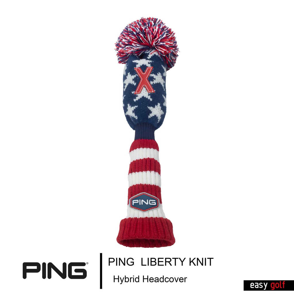 ping-head-liberty-knit-hybrid-headcover-limited-ping-head-cover-ปลอกหัวไม้กอล์ฟ-ปลอกหุ้มหัวไม้กอล์ฟ