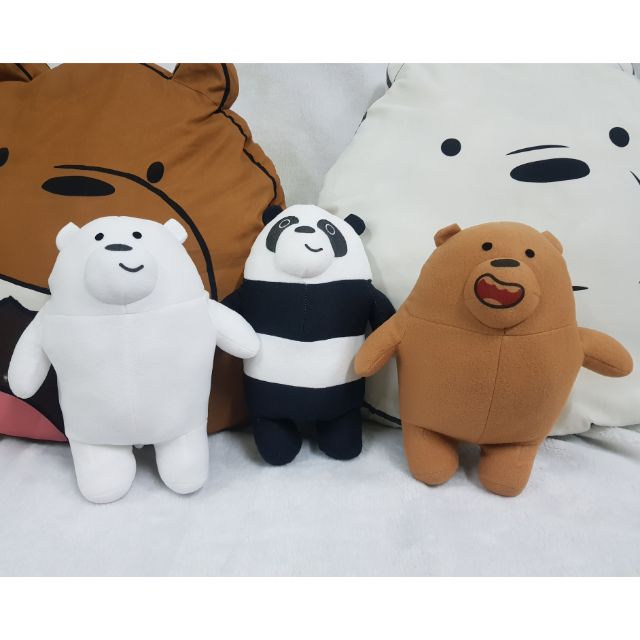 🔥มาเพิ่ม Set 3 ตัว🔥 🐻We Bear Bears สามหมีจอมป่วน🐻 ตุ๊กตางานผ้าทีคอต ...