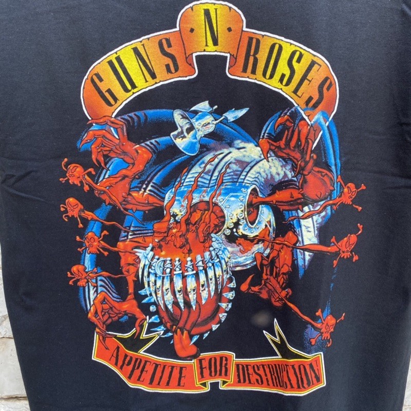 เสื้อวง-guns-and-roses-รับประกันแท้-100-นำเข้าจาก-usa