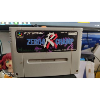 ตลับแท้ เกมส์ Zero 4 R Champ แข่งรถ ควอเตอร์ไมล์ super famicom SFC  ใฃ้งานได้ ปกติ สภาพดี สินค้าดี ไม่มีย้อมแมว