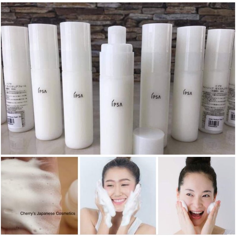 แท้-ipsa-โฟมล้างหน้า-cleansing-moisture-foam-50ml