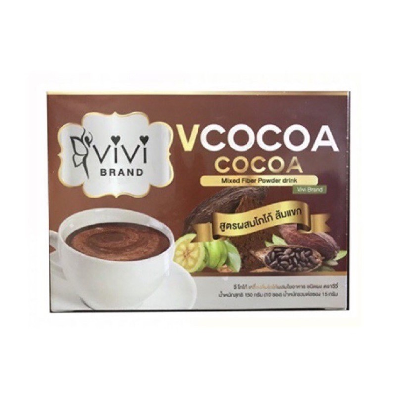 ภาพสินค้าโกโก้ Cocoa By Vivi วีโกโก้ แพ็กเกจใหม่ (แบบถุง) จากร้าน beautifulitem บน Shopee ภาพที่ 2