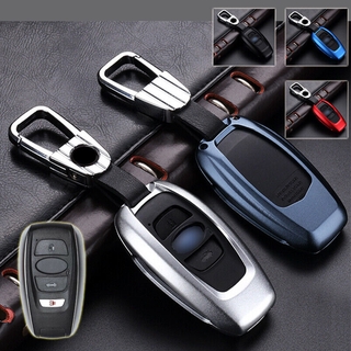 Aluminum Metal Car Key Fob Case Cover For Subaru BRZ Forester Outback STi WRX XV